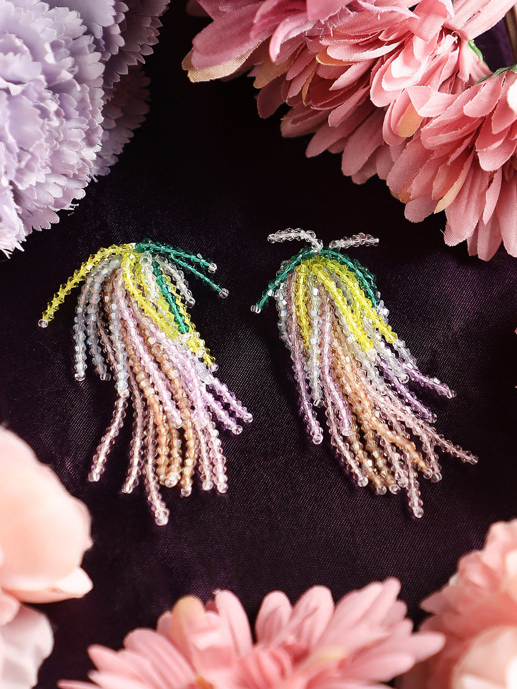 Haute Sauce The Tassora-Prism Drop Earrings - Multicolour