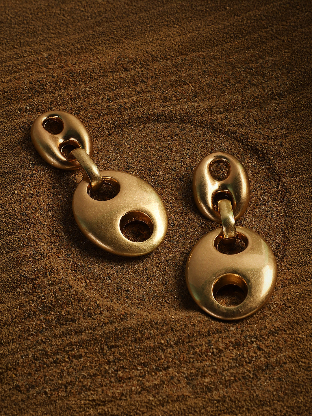 Haute Sauce The Bolt Drop Earrings - California Gold