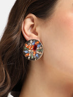 Women's Cristal-Prism Statement Earrings - Calfornia Gold