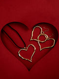 The Aureate-Heart Jewellery Set - California Gold