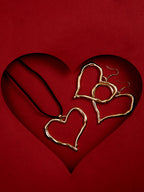 The Aureate-Heart Jewellery Set - California Gold