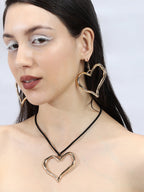 The Aureate-Heart Jewellery Set - California Gold
