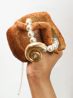 The Coquillage Perla Pendant Necklace - California Gold