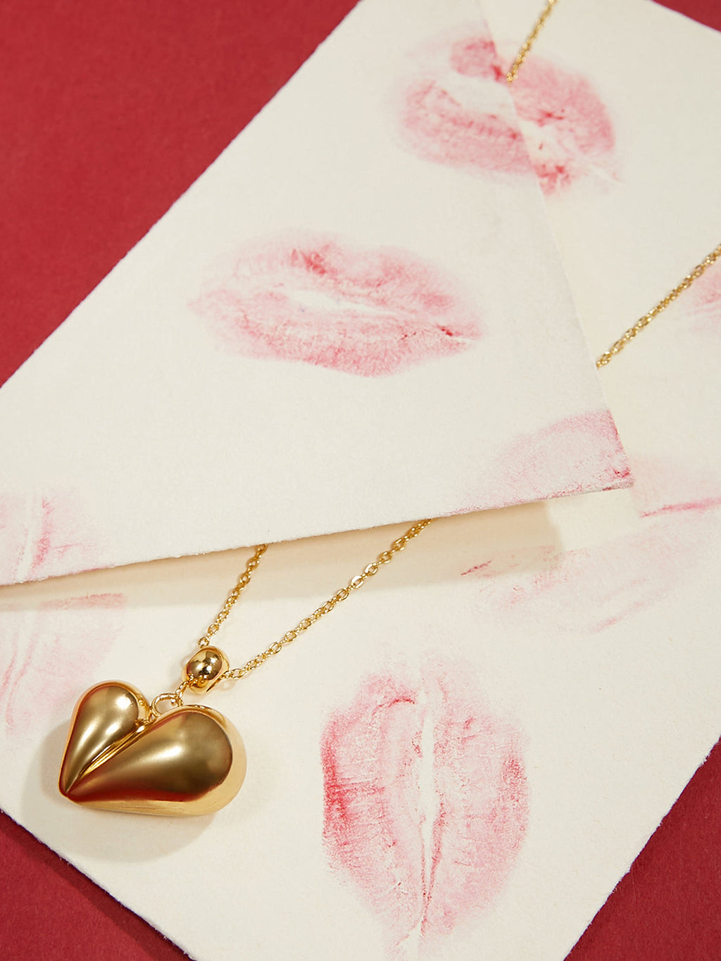 Haute Sauce The Chonky-Coeur Pendant Necklace - California Gold
