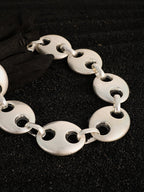 The Bolt Collar Necklace - Metallic Silver