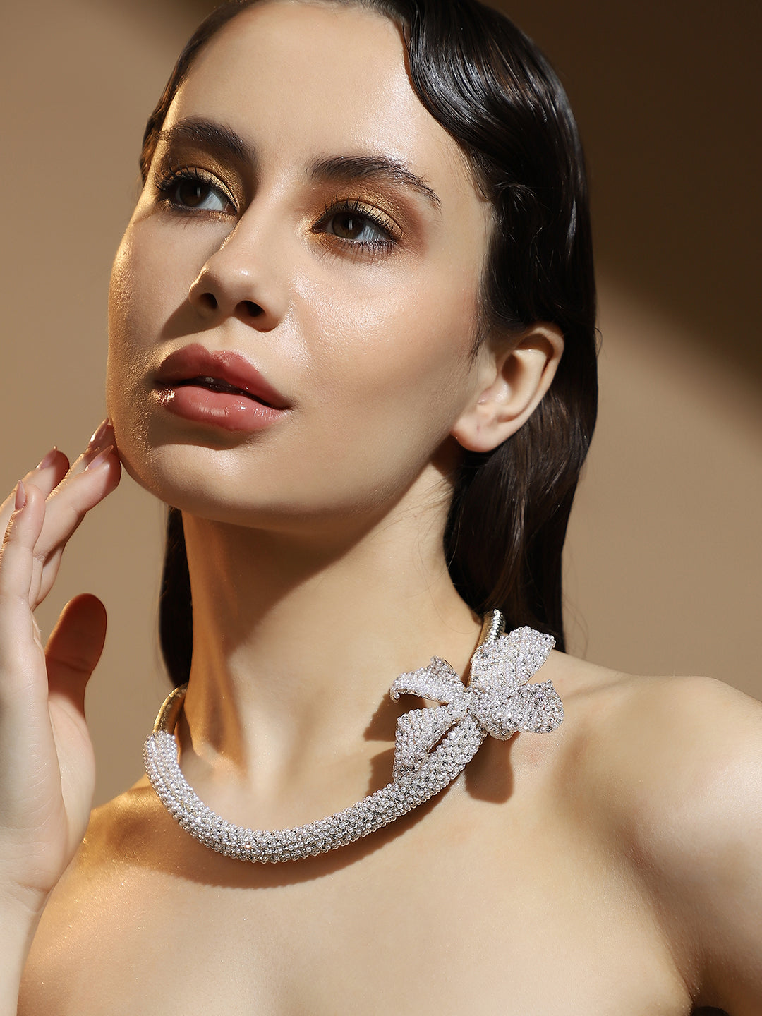 Haute Sauce The Bling-Petalia Statement Necklace - California Gold