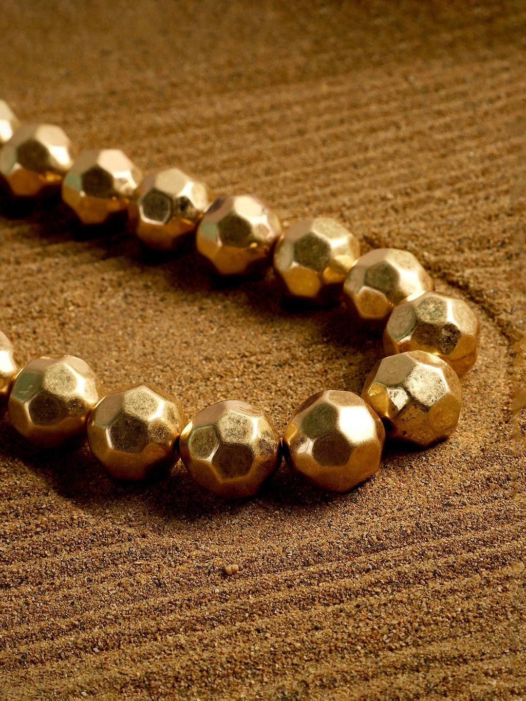 Haute Sauce The Hammered Collar Necklace - California Gold