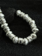 The Tribal Collar Necklace - Metallic Silver