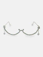 The Crystal Cascade Eyewear Chain - Gold