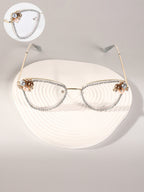 The Fleur Cateye Sunglasses - Transparent