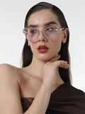 The Fleur Cateye Sunglasses - Transparent