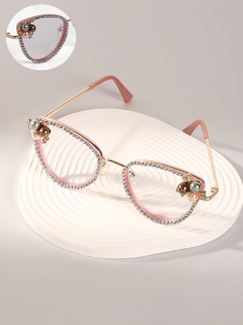Haute Sauce The Fleur Cateye Sunglasses - Baby Pink
