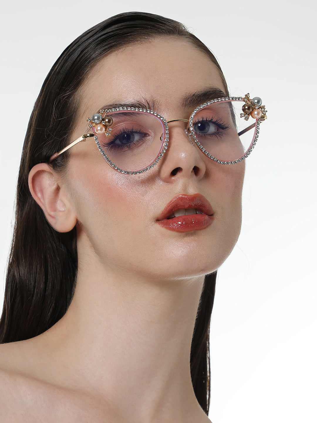 Haute Sauce The Fleur Cateye Sunglasses - Baby Pink
