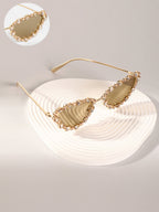 Haute Sauce The Bijou Cateye Sunglasses - California Gold