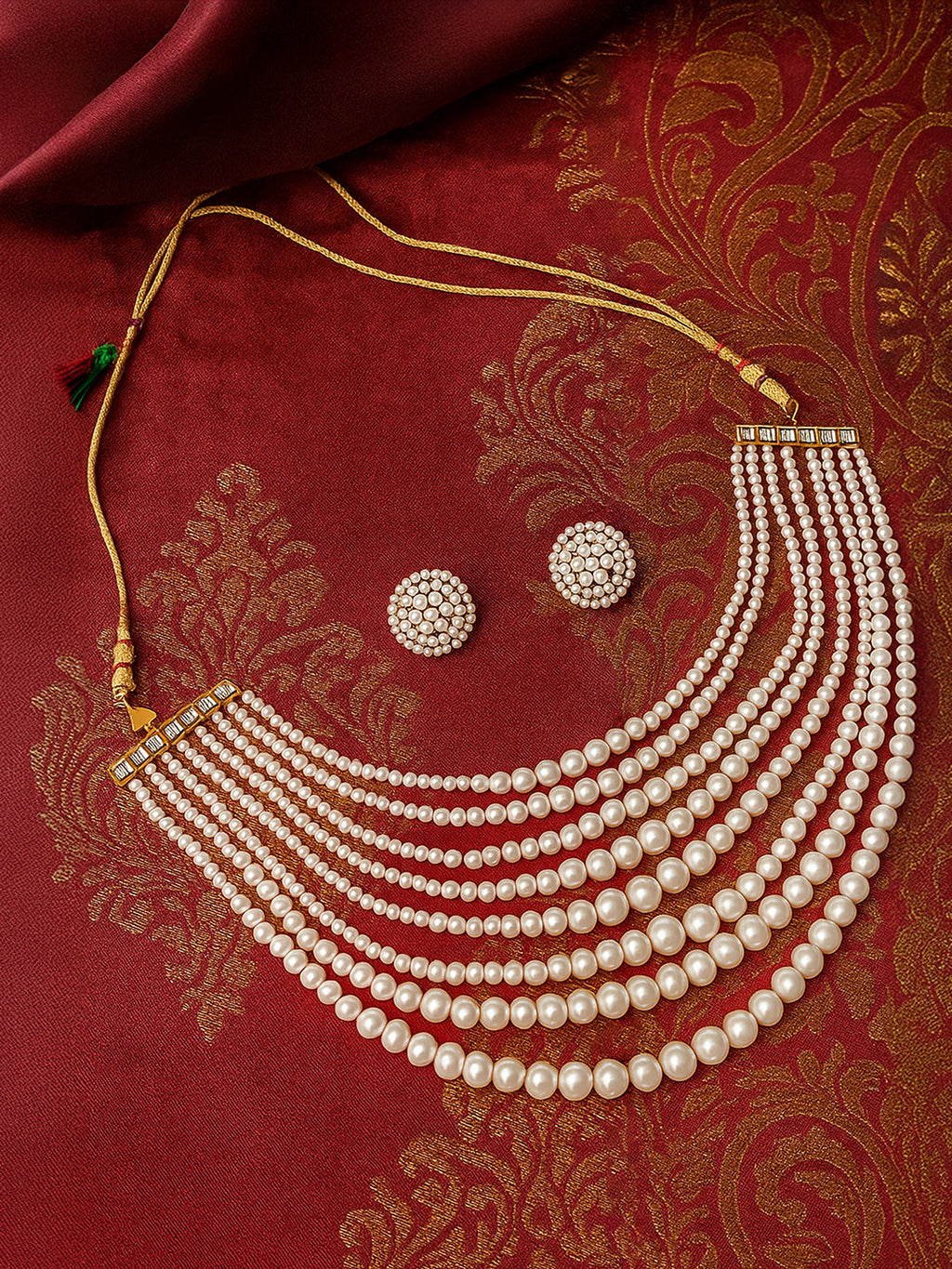 Haute Sauce The Rayna Jewellery Set - Pearl White
