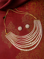 Haute Sauce The Rayna Jewellery Set - Pearl White
