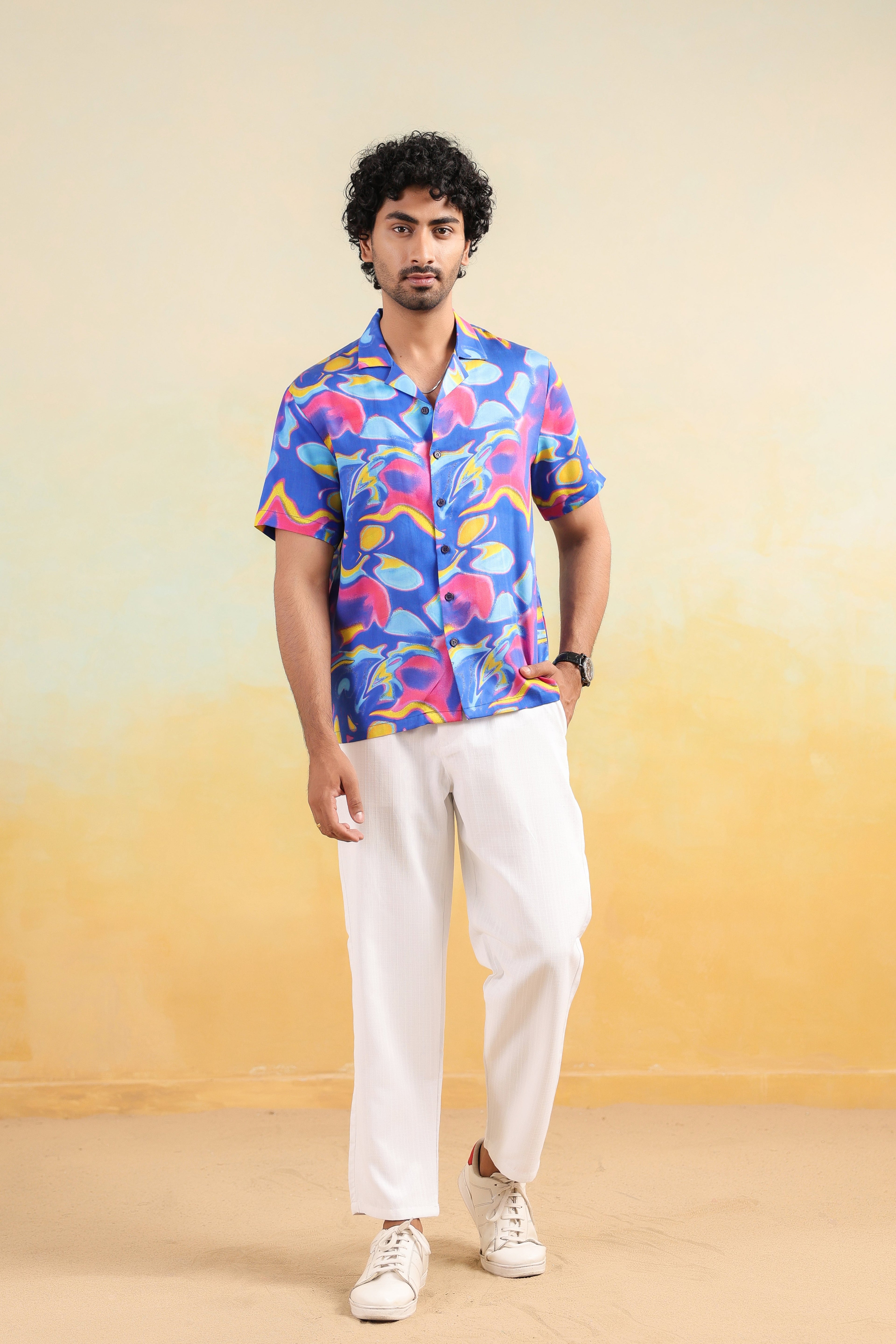 Mirage Flow Relaxed Fit Cuban  Shirt