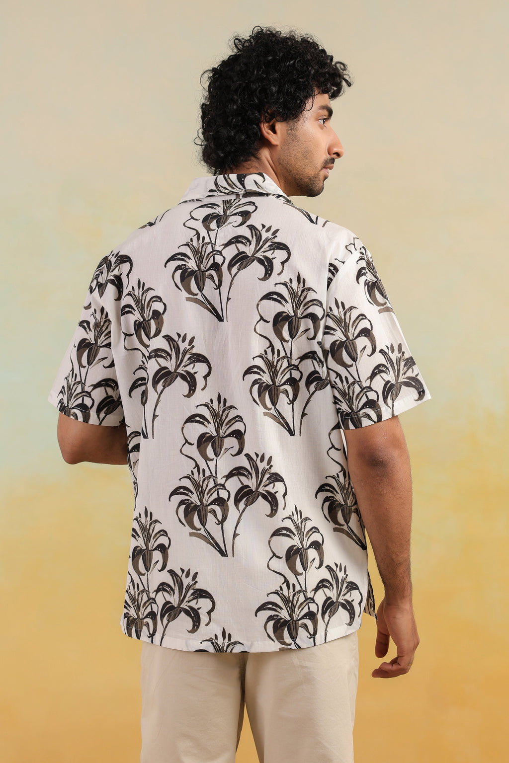 Tropical Mirage Oversized Hawaiian Collar Shirts