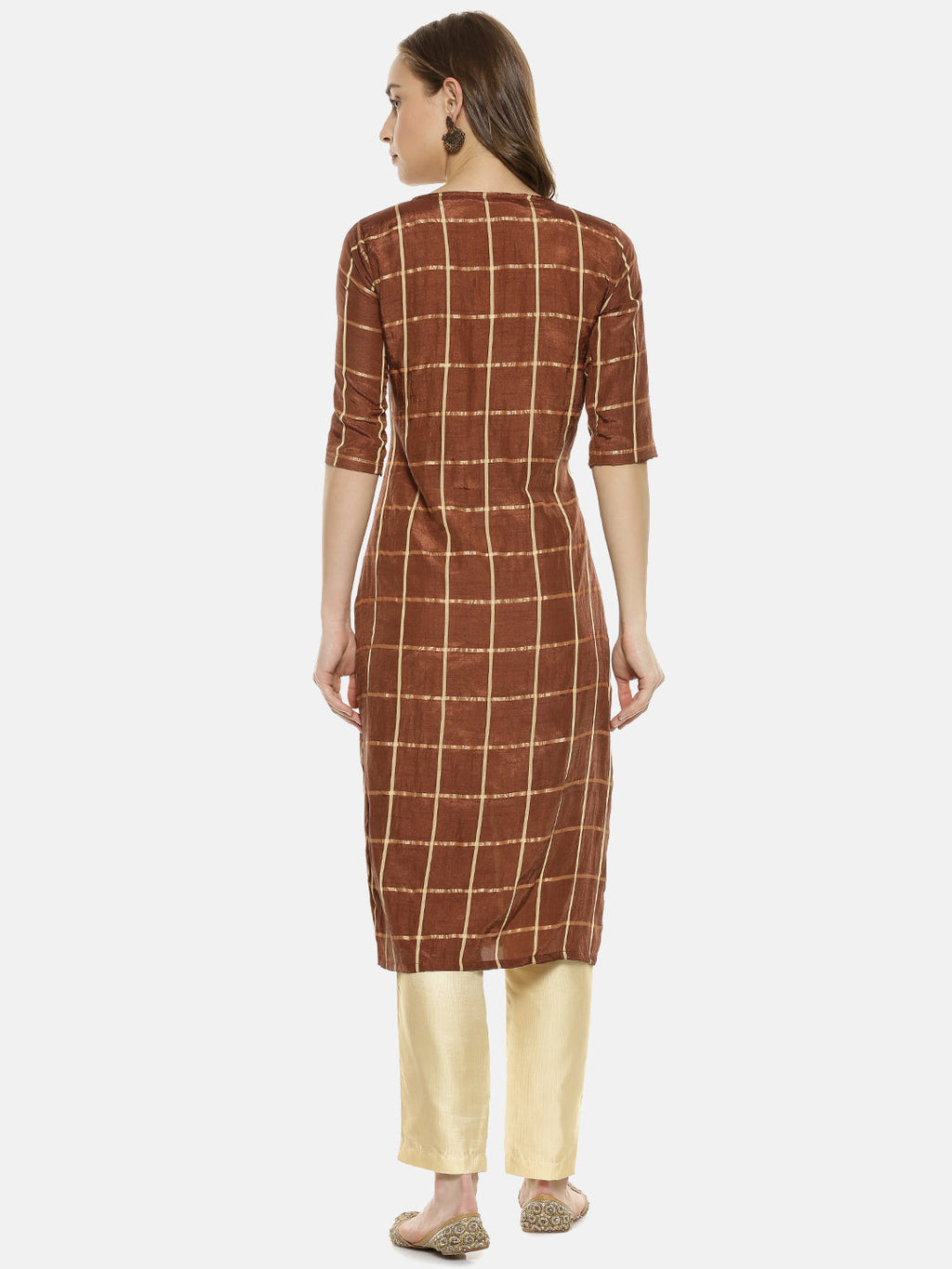 Graph Check Kurta