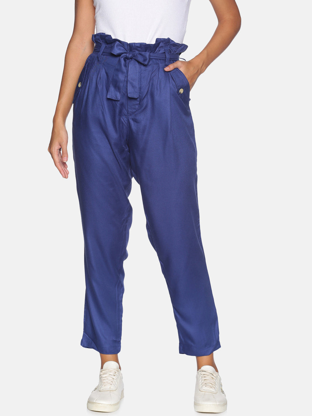 Stylish Solid Trousers
