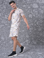 Campus Sutra Mosaic Printed Co-Ord Set