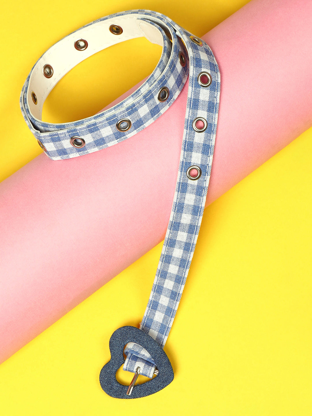 Blue Checked Belt