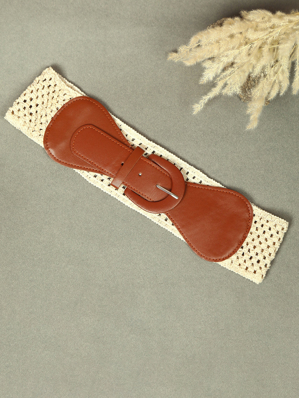 Brown Textured Belt