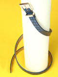 Blue Textured Belt