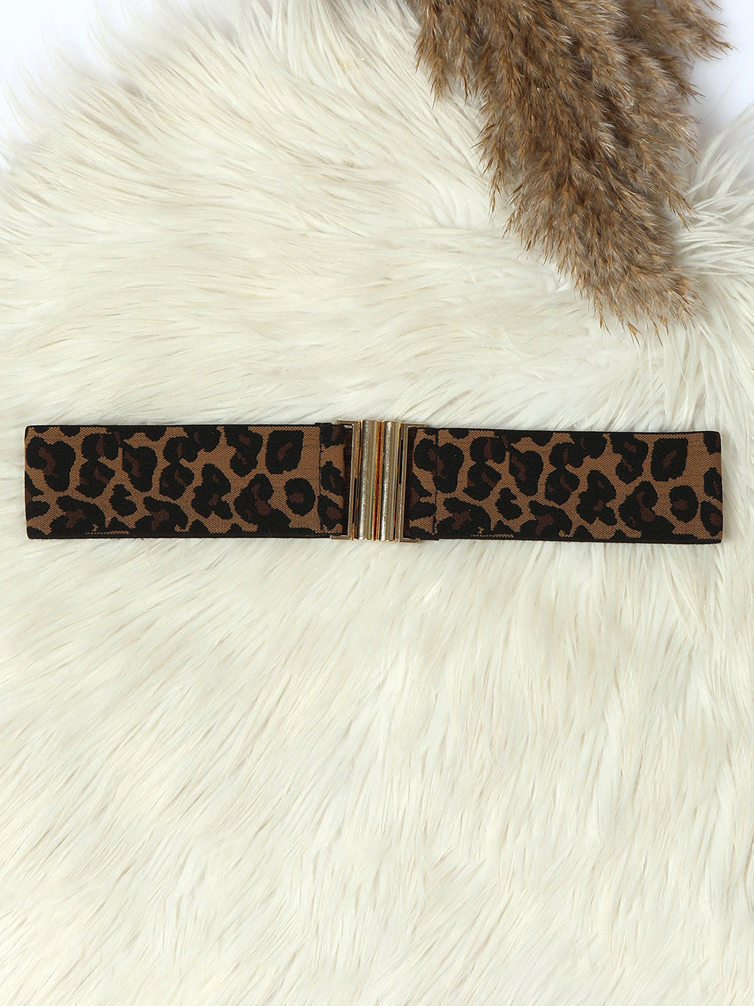 Brown Printed Belt