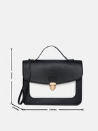 Sirena Black & White Cross Body Bag