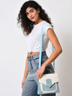 Beauty Bundle Blue & White Mini Bag