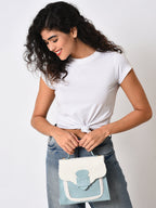 Beauty Bundle Blue & White Mini Bag