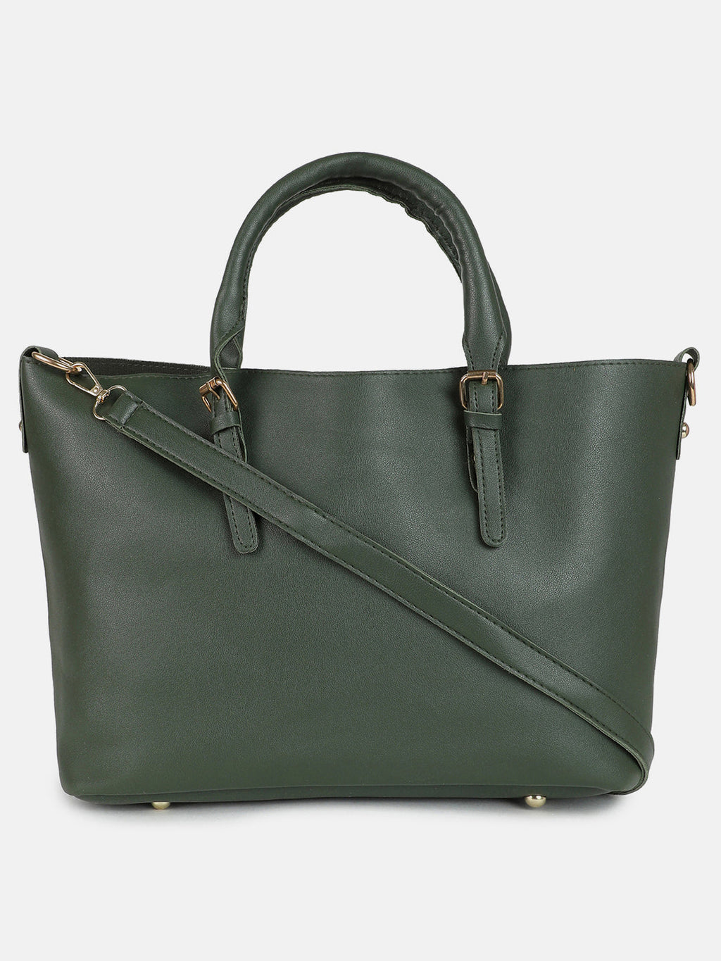 Haute Sauce Daphne Green HandBag With Pouch Set
