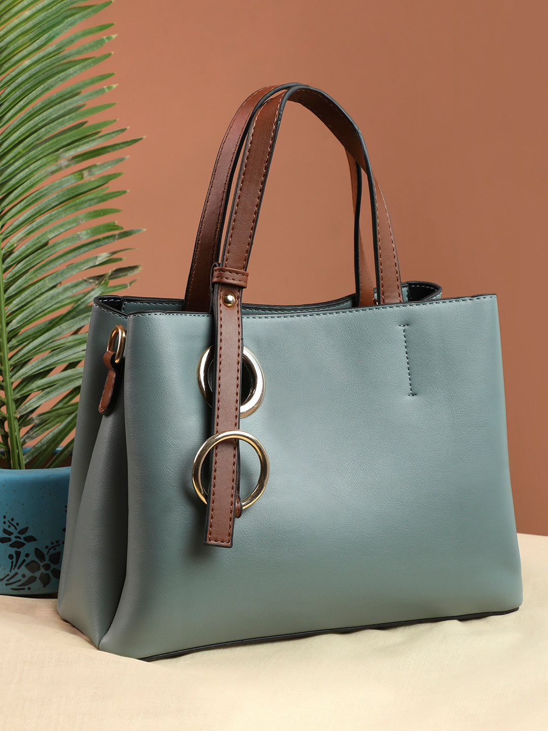 Haute Sauce Mari Sea Green Handbag