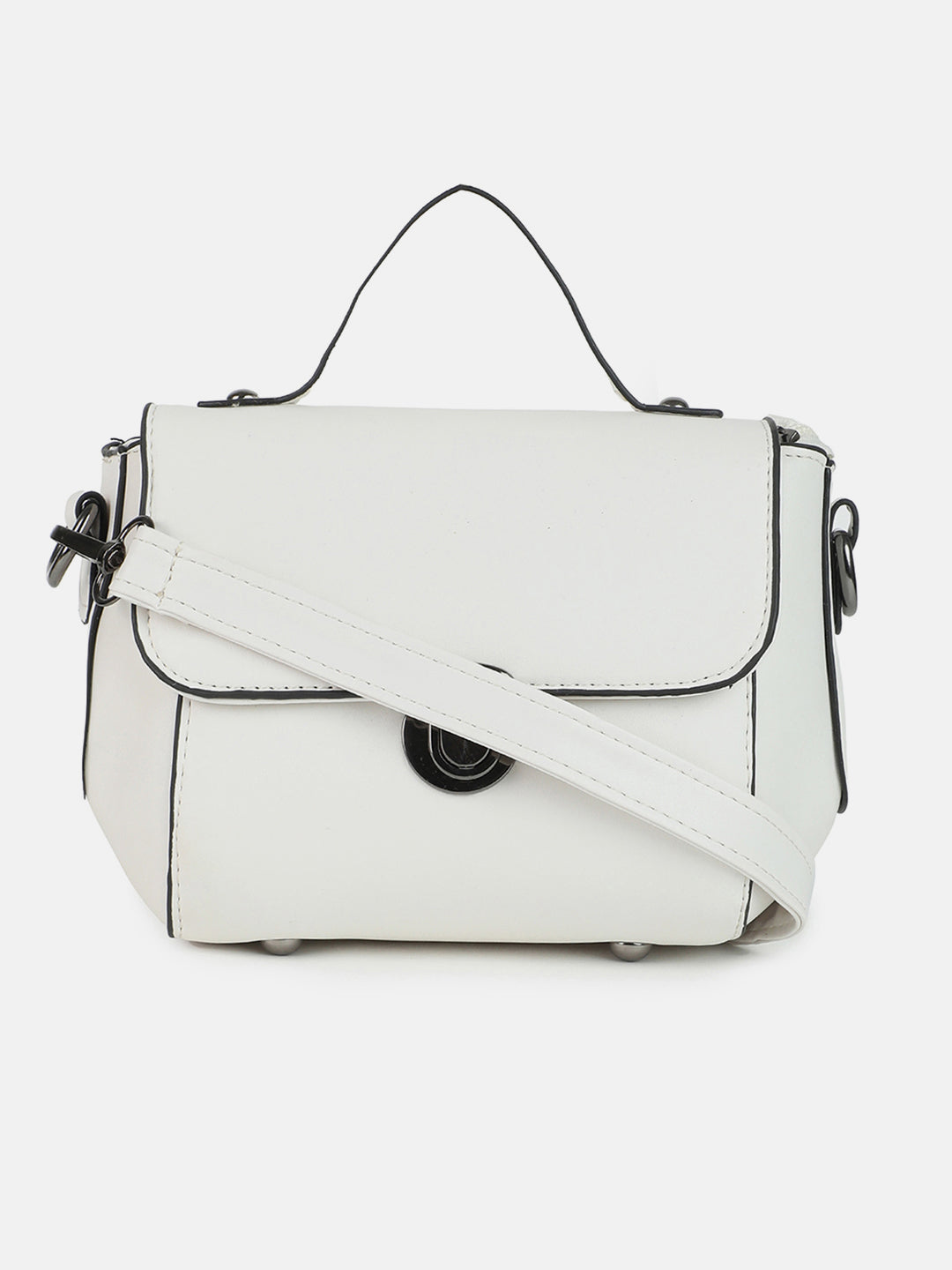 Haute Sauce Classy Companion White Cross Body Bag