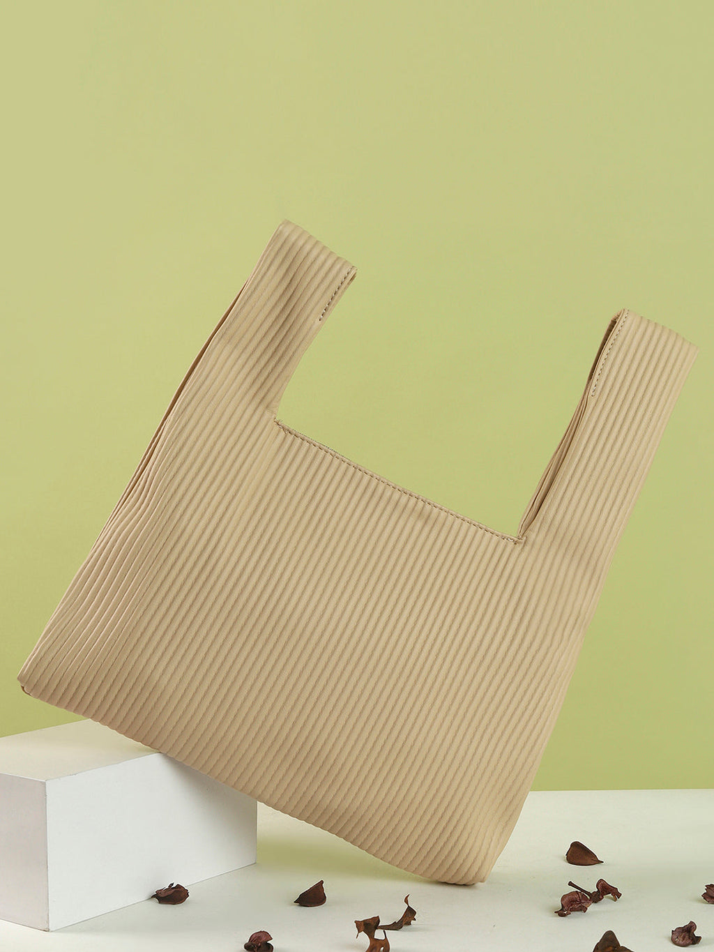 Haute Sauce Evelyn Beige Handbag