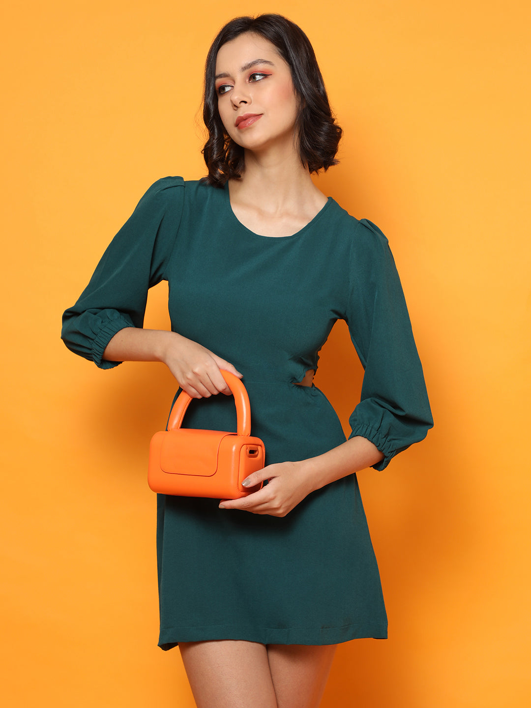 Vibrant Vesper Orange Mini Bag