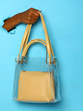 Haute Sauce Roxanne Yellow Handbag With Pouch