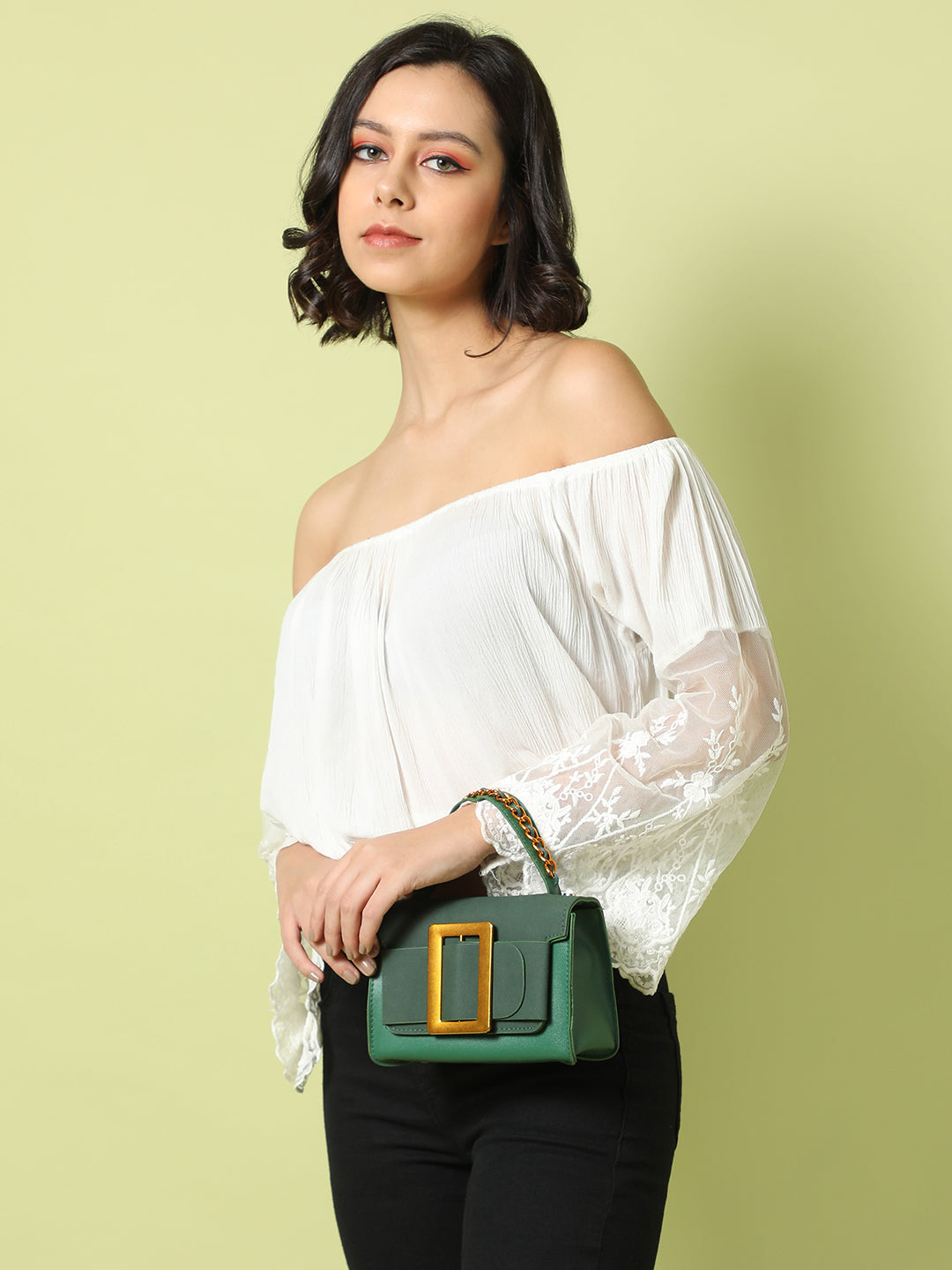 Haute Sauce Daphne Green Mini Bag