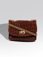 Chocolate Brown Cross Body Bag