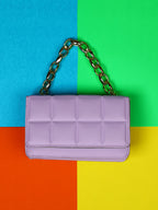 Haute Sauce Clara Purple Cross Body Bag