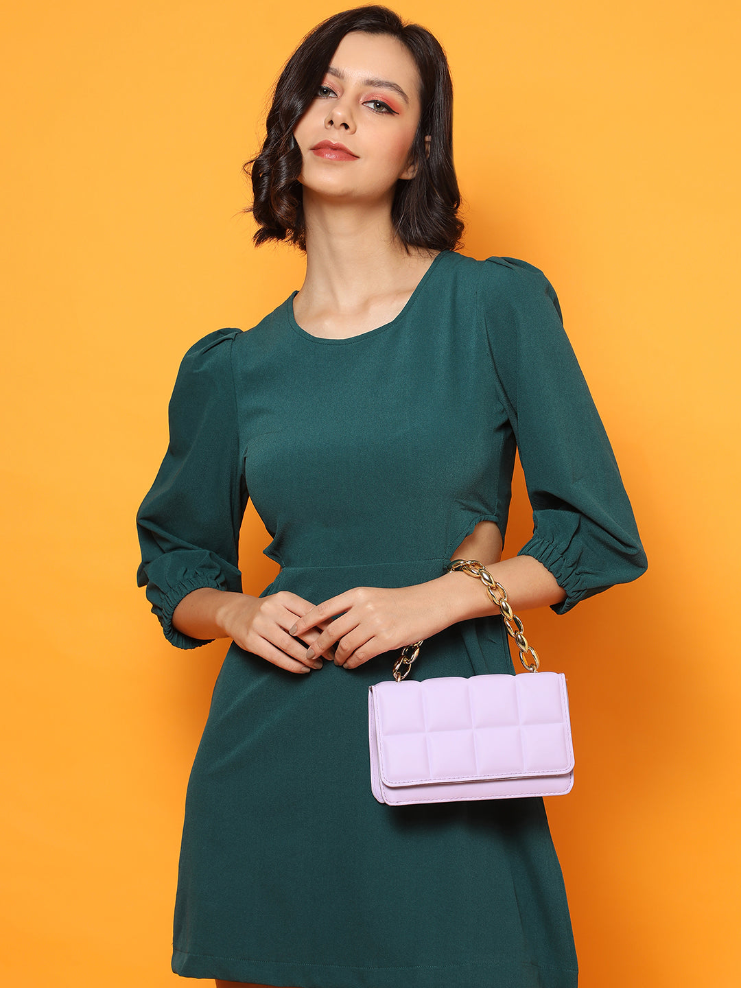 Haute Sauce Clara Purple Cross Body Bag