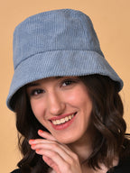 Blue Striped Bucket Hat
