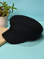 Haute Sauce Black Solid Bakerboy Hat