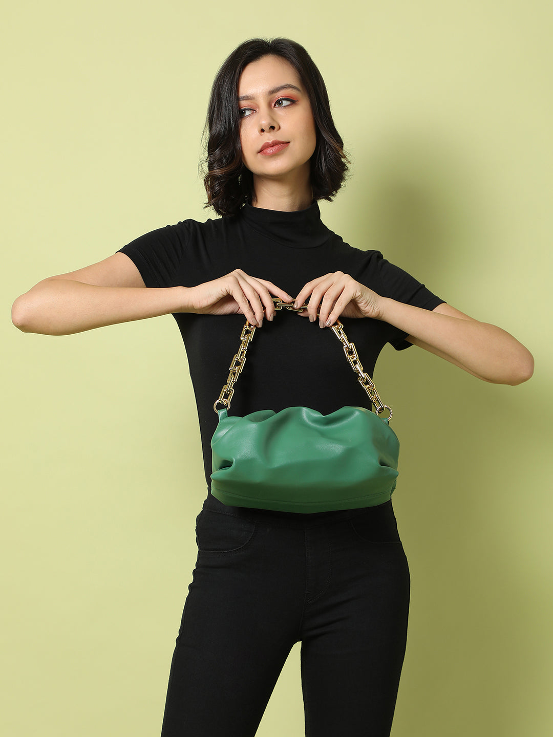 Cassandra Green Handbag