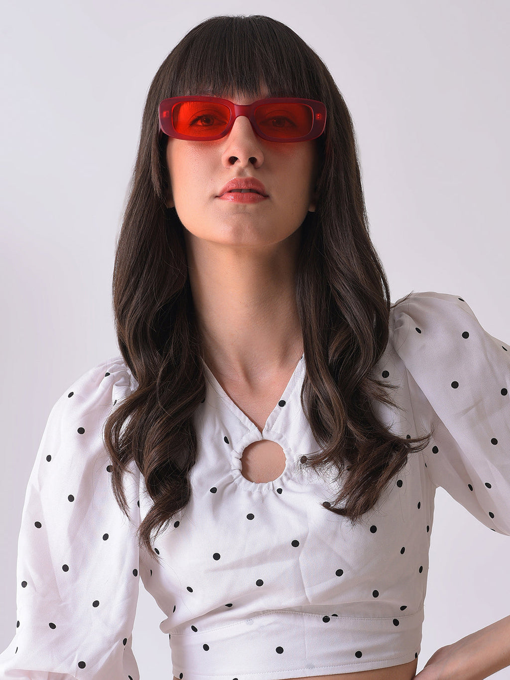 Orange Lens Orange Wayfarer Sunglasses