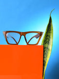Orange Lens Orange Butterfly Sunglasses