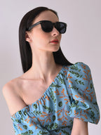 Black Lens Black Wayfarer Sunglasses