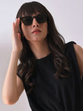 Black Lens Green Butterfly Sunglasses
