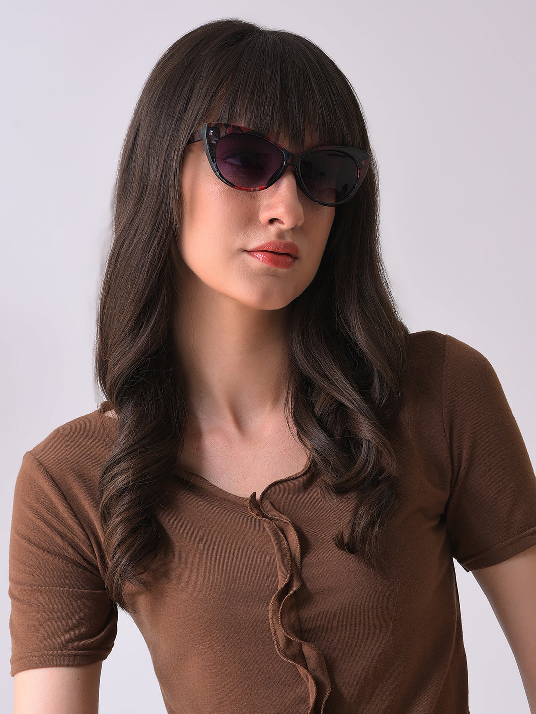 Black Lens Black Cateye Sunglasses